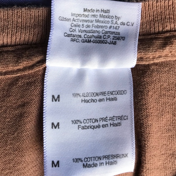 Justin Moore "If Heaven Wasn't So Far Away" Tee Sz Medium Brown Cotton Country - Picture 7 of 8